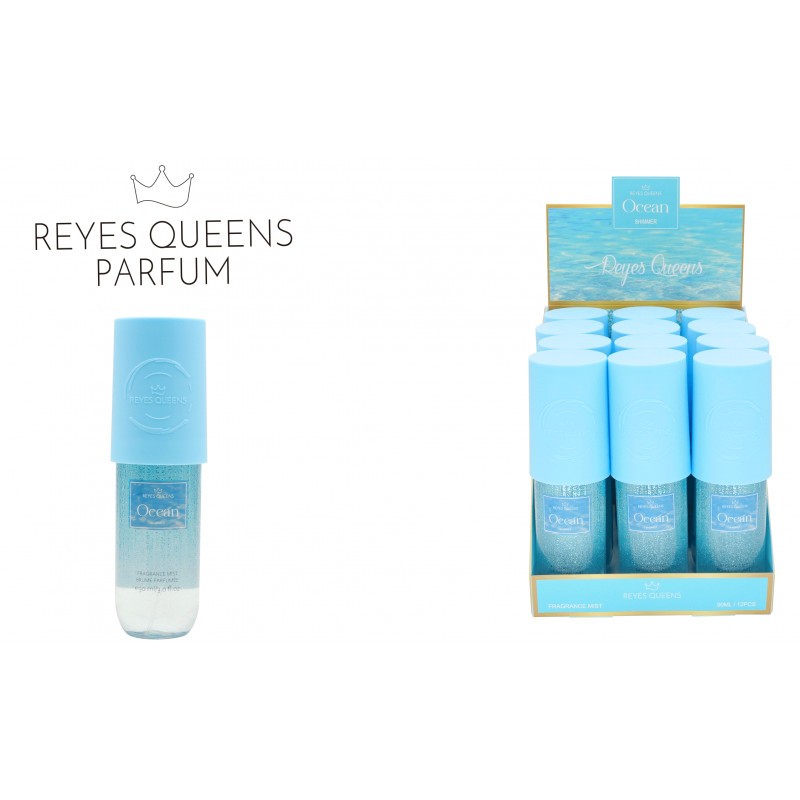 Bruma corporal Ocean con Brillantina 90 ml -RQ-QB024P-Reyes Queens