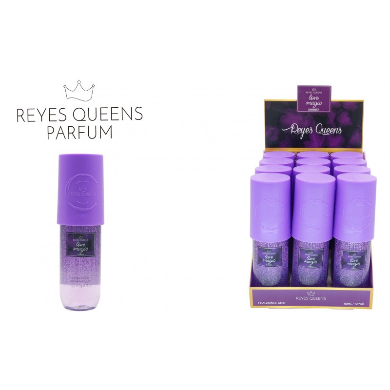 Bruma corporal Love Magic con Brillantina 90 ml -RQ-QB027P-Reyes Queens