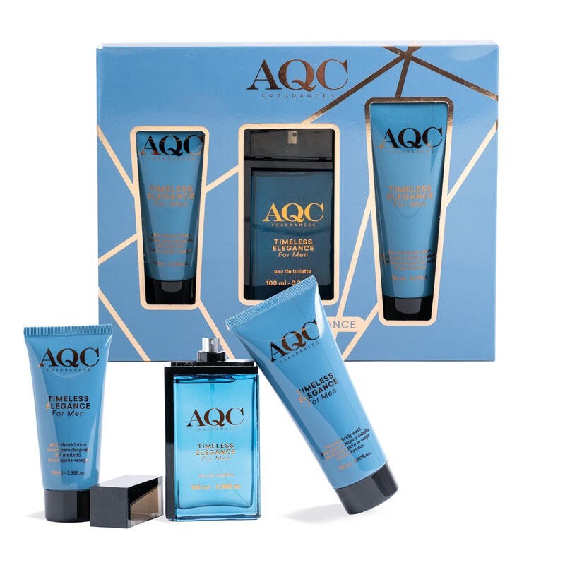 Pack regalo 3 piezas timeless elegance: gel cuerpo y cabello+fragancia+loción para despues del af-AQC-99112-AQC Fragances
