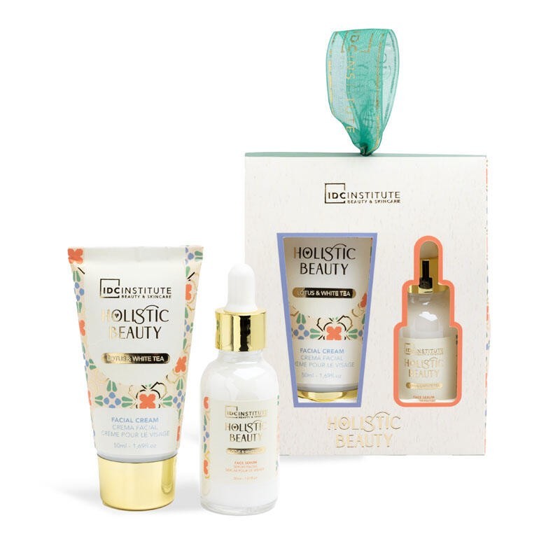 Pack regalo cuidado facial: crema facial y sérum facial de ácido hialurónico holistic beauty idc -IDC-42217-IDC Institute