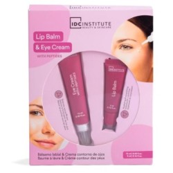 Pack: crema contorno ojos péptidos y bálsamo labial CIDC-56130-IDC Institute