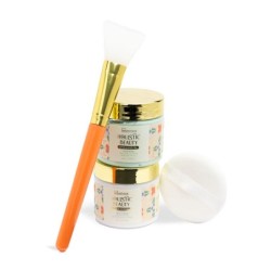 Pack regalo 4 piezas cuidado facila: mascara facial-crema facial-esponja facial y brocha facial h-IDC-42215-IDC Institute