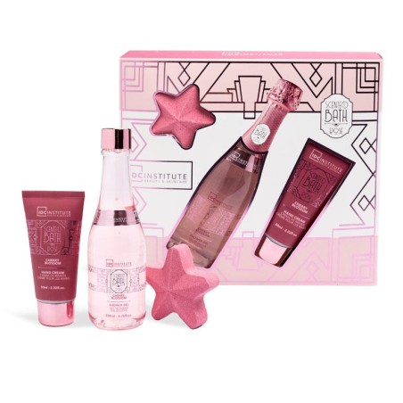 Pack regalo 3 piezas en caja:gel de ducha-crema de manos y bomba de baño bath rose idc institute-IDC-42280-IDC Institute