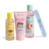 Pack regalo 4 piezas en caja: gel de ducha-loción corporal-exfoliante corporal y 1 lima de uñas p-IDC-42203-IDC Institute
