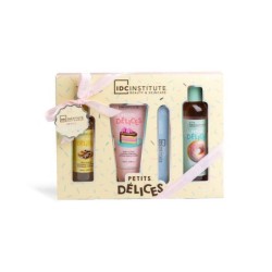 Pack regalo 4 piezas en caja: gel de ducha-loción corporal-exfoliante corporal y 1 lima de uñas p-IDC-42203-IDC Institute