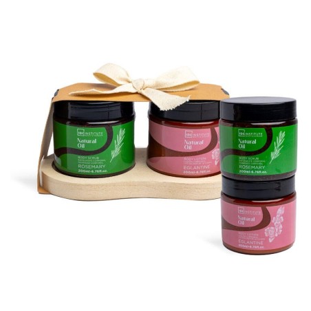 Pack duo cuidado corporal: esfoliante corporal y loción corporal natural oil idc institute-IDC-42226-IDC Institute