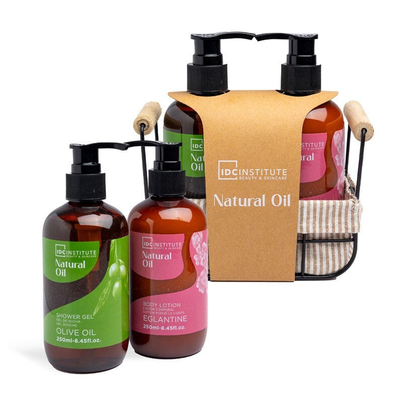 Pack duo: gel de ducha y loción corporal natural oil idc institute-IDC-42225-IDC Institute