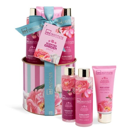 Pack regalo 3 piezas: gel de ducha-baño de burbujas-loción corporal scented garden idc institute-IDC-42248-IDC Institute