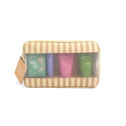 Pack regalo 4 piezas en neceser body on de go: jabón-gel de ducha-loción corporal y bálsamo labia-IDC-42227-IDC Institute