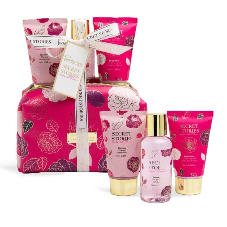 Pack regalo en neceser: gel de ducha-loción corporal-champú y un precioso neceser estampado-CIDC-42294-IDC Institute
