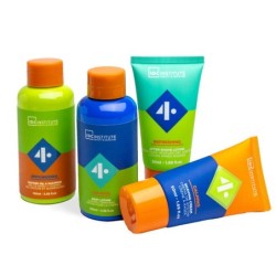 Pack regalo 4 piezas hombre en neceser: champú/gel de ducha-loción corporal-gel de afeitar y crem-IDC-42300-IDC Institute