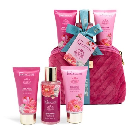 Pack regalo 4 piezas en neceser: gel de ducha-loción corporal-exfoliante corporal y 1 neceser sce-IDC-42245-IDC Institute