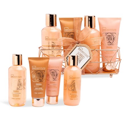 Pack regalo 4 piezas:gel de ducha-baño de burbujas-loción corporal y exfoliante corporal bath bro-IDC-42269-IDC Institute