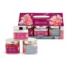 Pack regalo cuidado completo: exfoliante corporal-sales de baño y loción corporal scented garden -IDC-42247-IDC Institute
