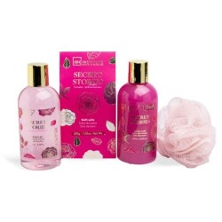 Pack regalo 4 piezas: sales de baño-gel de ducha-baño de burbujas y esponja secret stories idc in-IDC-42295-IDC Institute