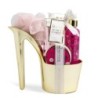 Pack regalo en zapato tacón: gel de ducha-baño de burbujas-manteca corporal-loción corporal y esp-IDC-42297-IDC Institute