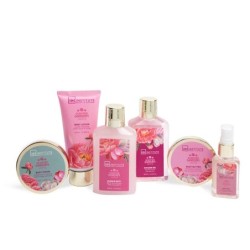 Pack regalo en cesta: gel de ducha-baño de burbujas-loción corporal-exfoliante corporal-manteca c-IDC-42249-IDC Institute
