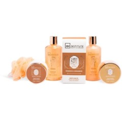 Pack regalo 6 piezas: gel de ducha-baño de burbujas-sales de baño-crema de manos-exfoliante corpo-IDC-42274-IDC Institute