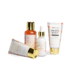 Pack regalo en neceser: gel de ducha-loción corporal-crema facial y sérum facial de ácido hialuró-IDC-42222-IDC Institute