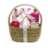 Pack regalo 6 piezas en cesta: gel de ducha-1 baño de burbujas-1 loción corporal-1 sales de baño--IDC-42298-IDC Institute