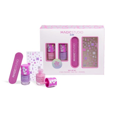 Set manicura glow pretty girls en caja-MS-44265-Magic Studio
