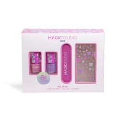 Set manicura glow pretty girls en caja-MS-44265-Magic Studio