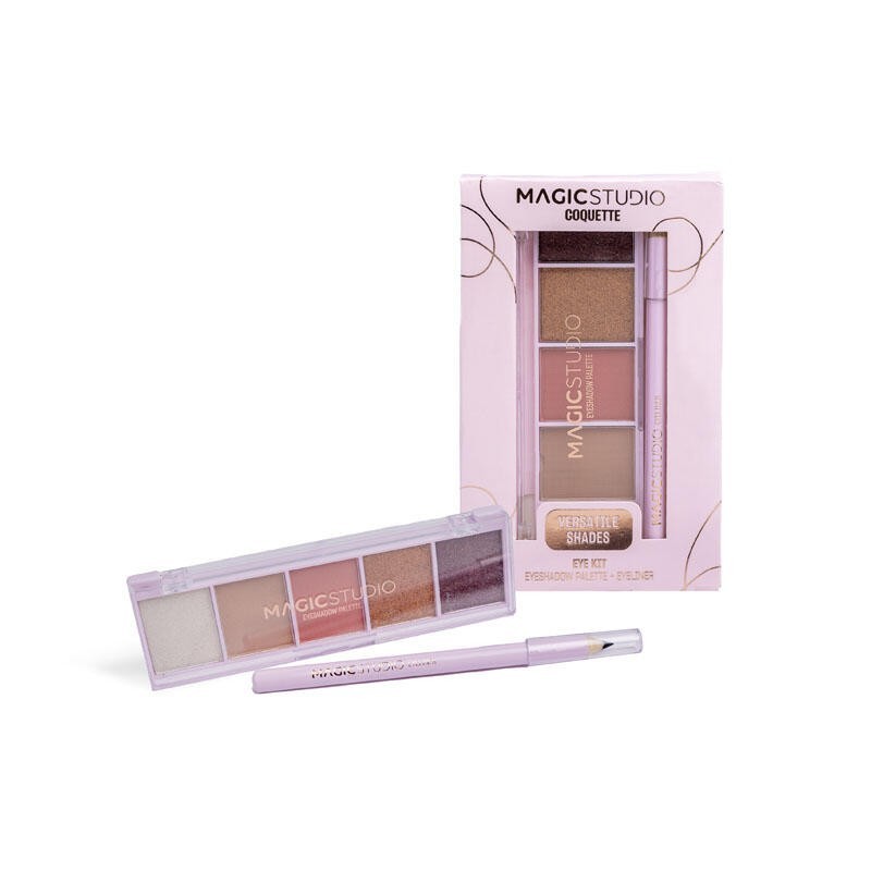 Set maquillaje eye kit coquette en caja-MS-44259-Magic Studio