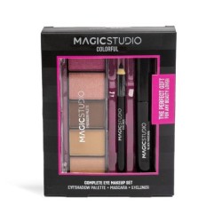 Set maquillaje de ojos completo en caja colorful-MS-44256-Magic Studio