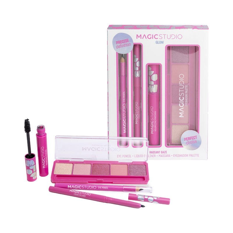 Set de maquillaje juvenil glow radiant gaze en caja-MS-44268-Magic Studio