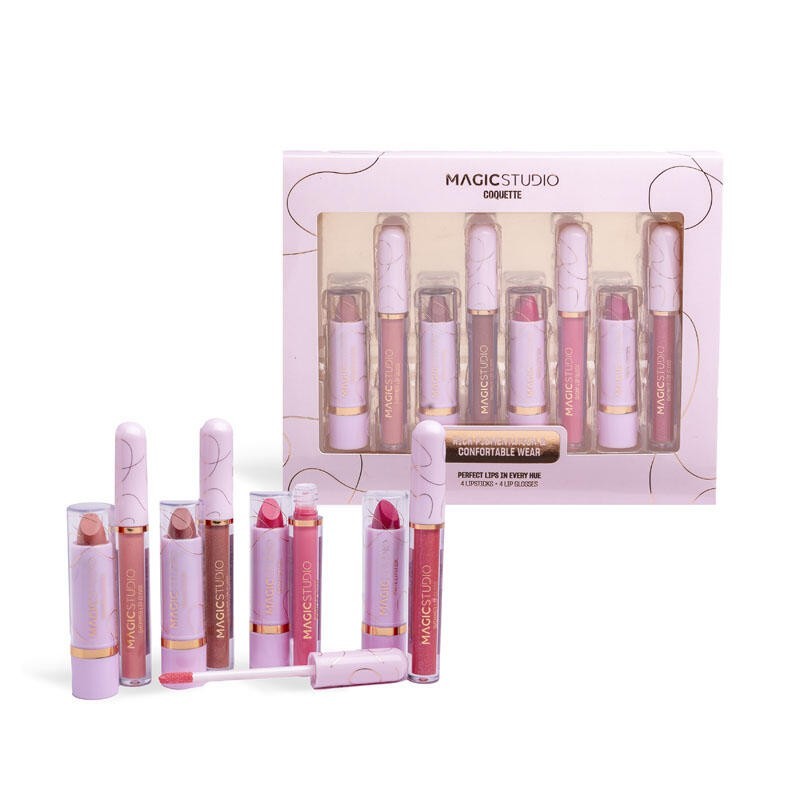 Pack lip duos nude coquette en caja-MS-44248-Magic Studio