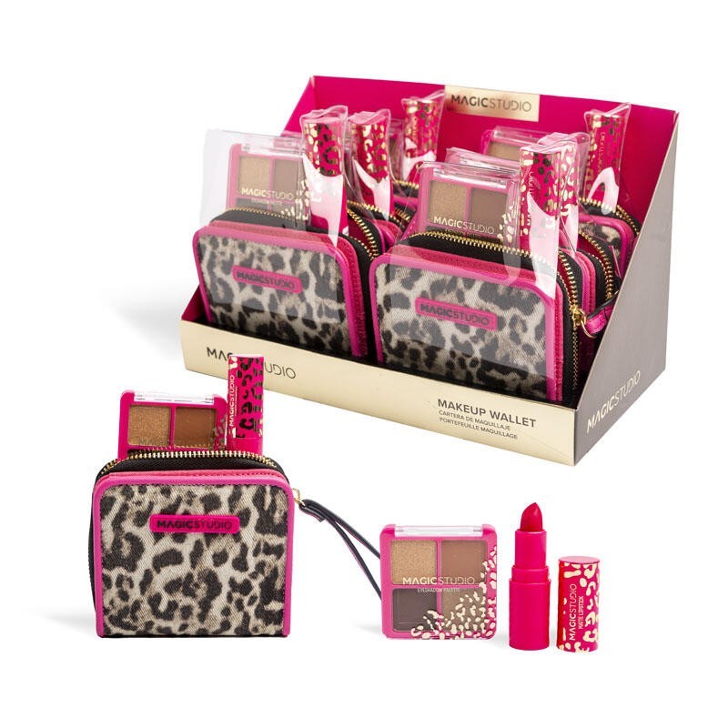 Set de maquillaje y cartera wild safari-MS-44278-Magic Studio