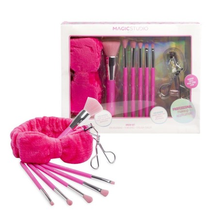 Set de brochas y utensilios maquillaje glow en caja-MS-44273-Magic Studio