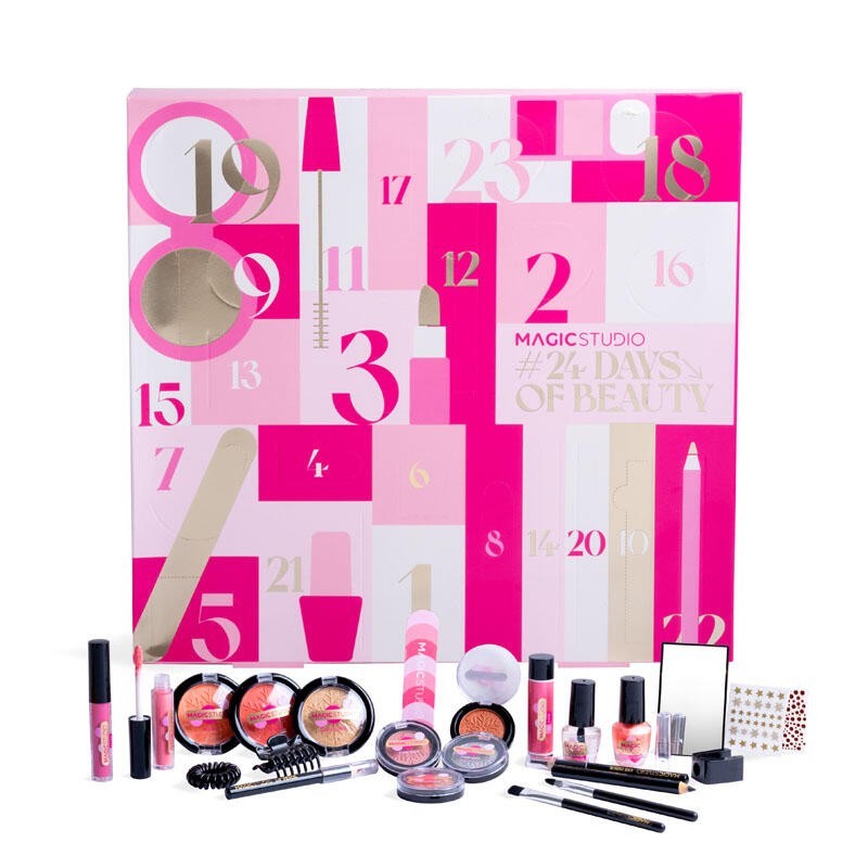 Calendario de adviento 24 piezas maquillaje-CMS-68305-Magic Studio