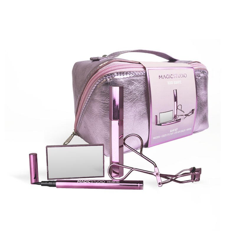 Kit de maquillaje en neceser rose quartz glam-MS-90155-Magic Studio