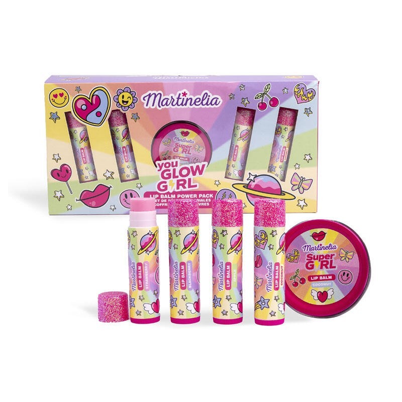 Set 5 bálsamos labiales super girl martinelia-MA-85412-Martinelia