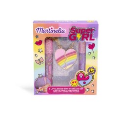 Pack 2 glosses y 2 llaveros super girl  best friends martinelia-MA-85419-Martinelia
