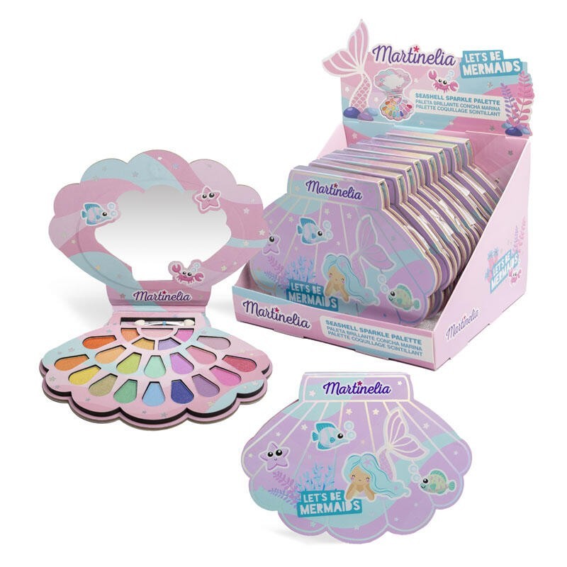 Paleta 21 sombras de ojos y aplicador mermaids martinelia-MA-85437-Martinelia
