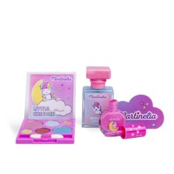 Pack belleza infantil: colonia-paleta de sombras de ojos-esmalte de uñas y lima de uñas little un-MA-85497-Martinelia