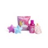 Set de baño infantil: 2 bombas de baño-crackers-juguete de unicornio con spray y gel de ducha lit-MA-85496-Martinelia