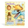Set de baño infantil: bomba de baño-pistola de agua-gel de ducha-crackers the coolest dino-CMA-85403-Martinelia