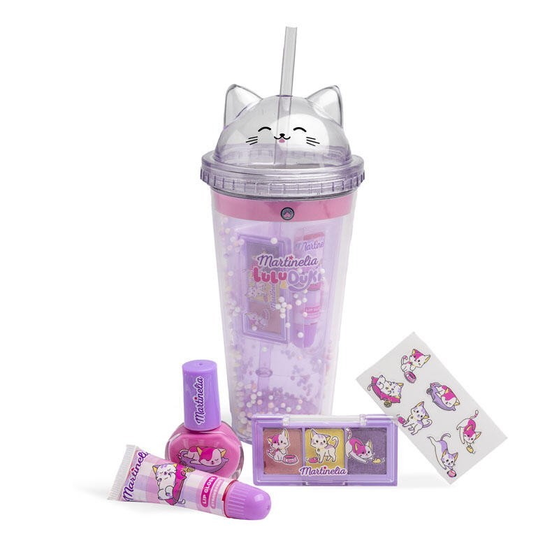 Set belleza en vaso con cañita lulu&duki martinelia-MA-85480-Martinelia
