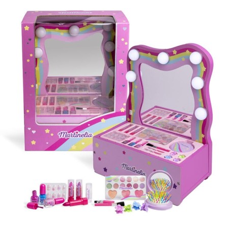 Tocador de maquillaje infantil con maquillaje y accesorios para el cabello martinelia-MA-85110-Martinelia