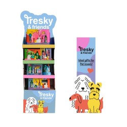 Tresky and Friends expositor PLV cartón vacio-IDC-42180