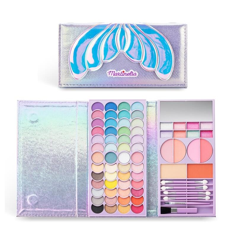Megapaleta maquillaje infantil Let's be mermaids martinelia-MA-31103-Martinelia