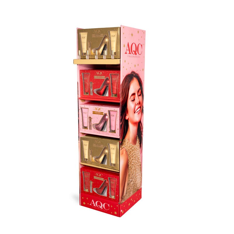 Expositor vacio Packs regalo AQC Fragances Christmas-AQC-301100