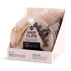 Trio pinzas cabello IDC Institute-IDC-35031