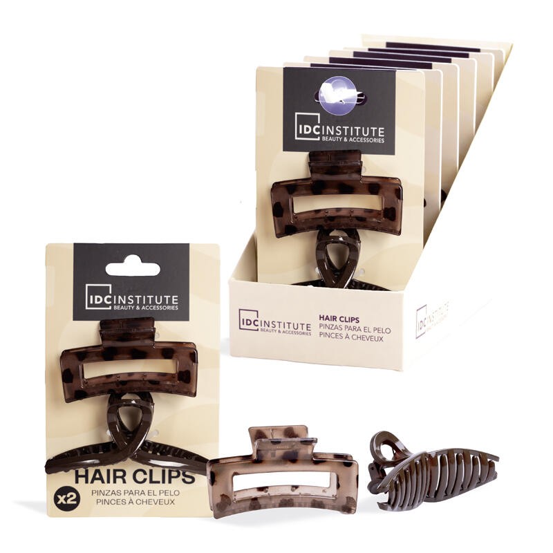 Duo pinzas cabello IDC Institute-CIDC-35032