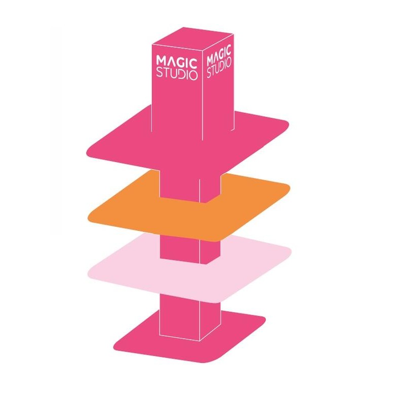 Expositor tipo tarta Magic studio 79 x 79 x 115 -MS-303601-MAGIC STUDIO