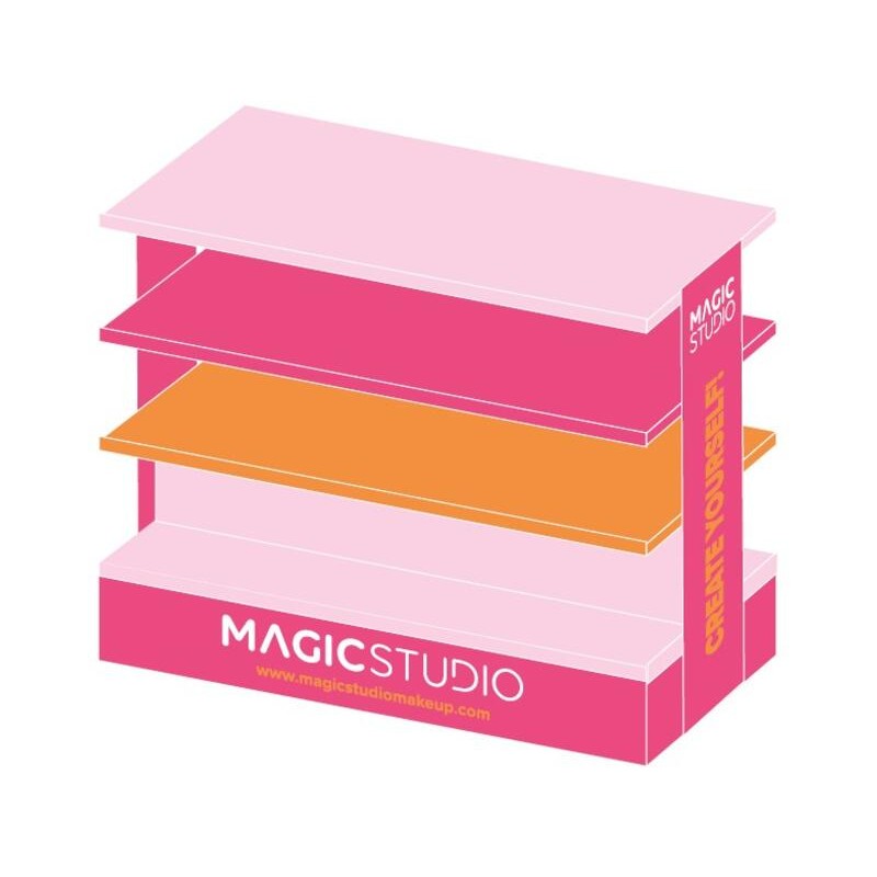 Magic Studio expositor vacío tipo palet piramidal 118 x 115 x 75-MS-306501