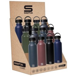 Expositor sobremesa botellas metal 600 ml colores oscuros-SF-322530999-safta